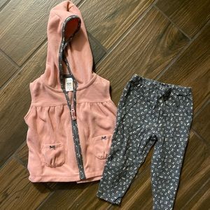 Carter’s 2-Piece Vest and Leggings Set